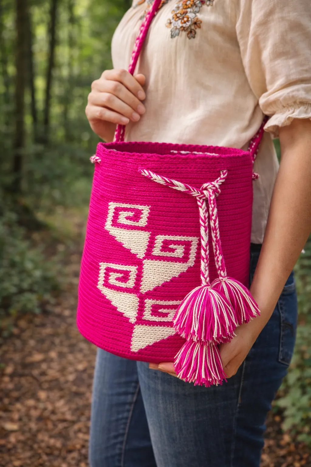 Tejidos tradicionales de colores andinos