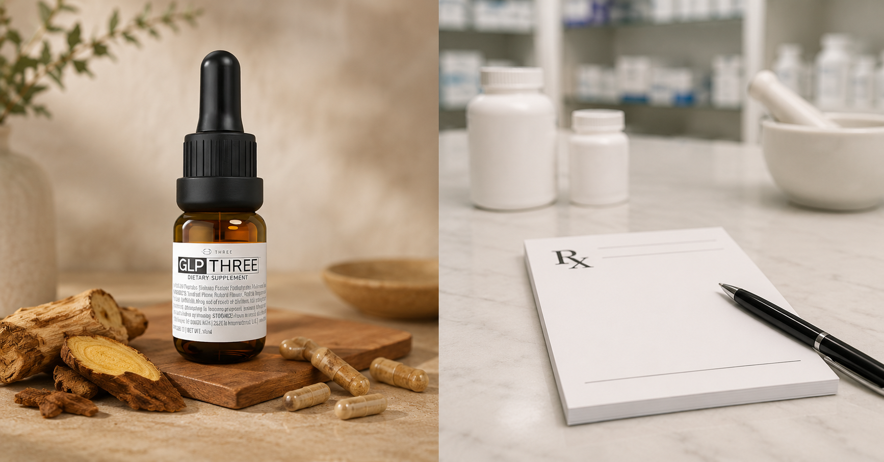 Berberine supplement versus Ozempic prescription comparison for metabolic health