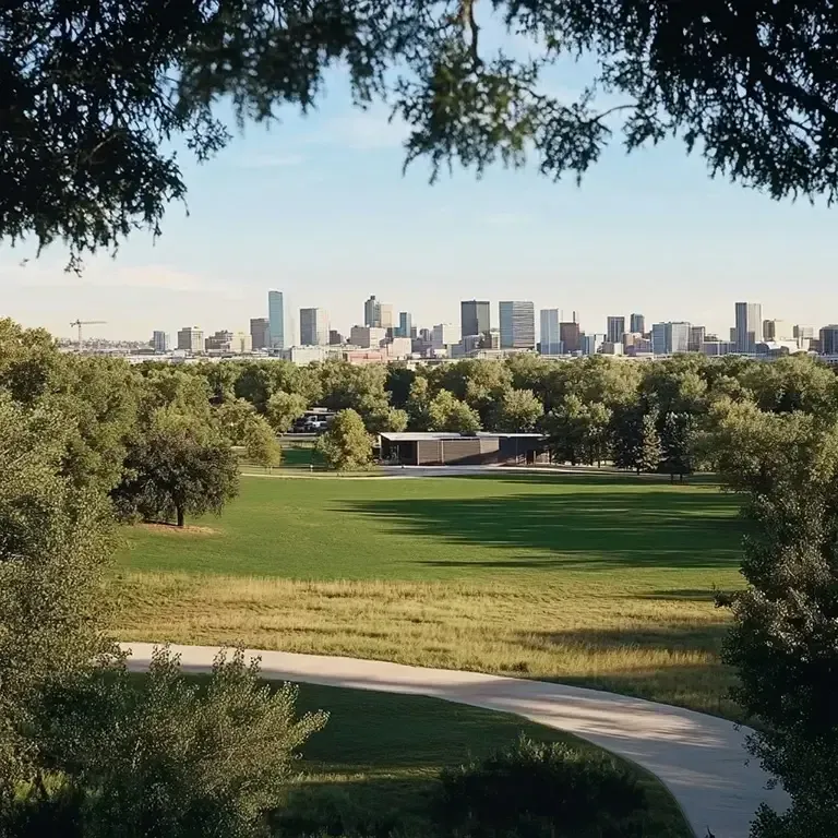 South Denver view of Washington Park