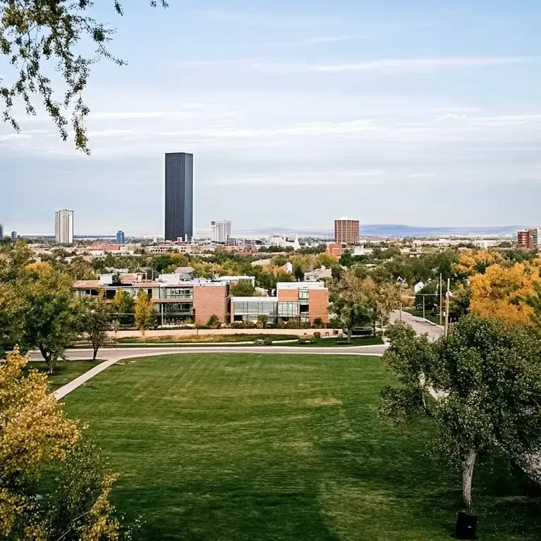 Bird's eye view of Englewood