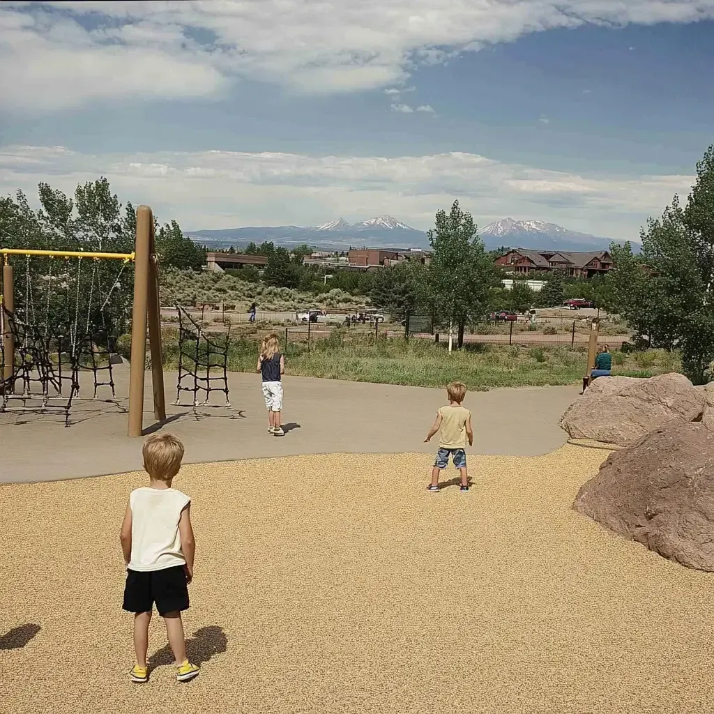 Chidren playing at Centennial Park