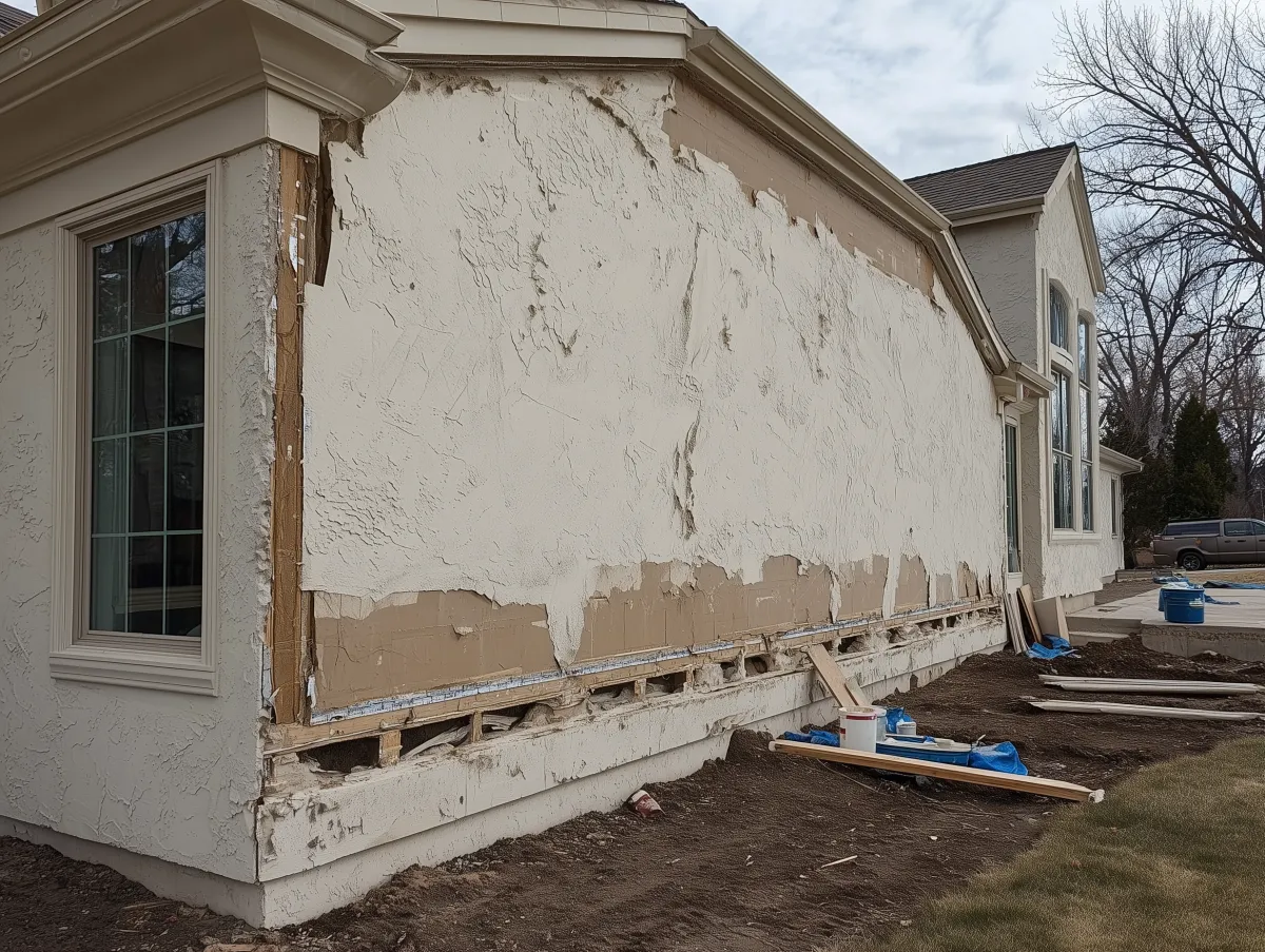 Full stucco panel section replacements