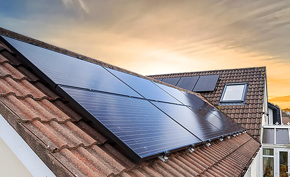 Solar panels and battery storage system installed by Elektron Energy Services, enhancing renewable energy solutions in West Yorkshire