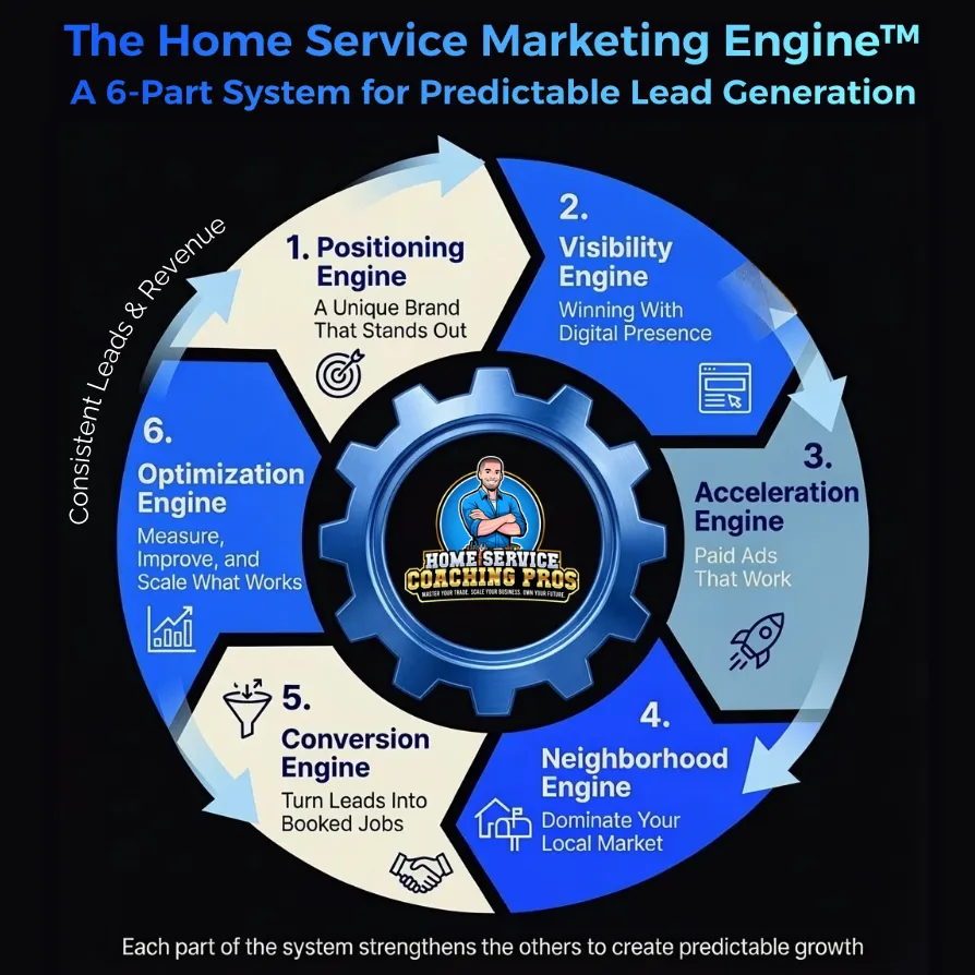 The Home Service Marking Engine system graphic