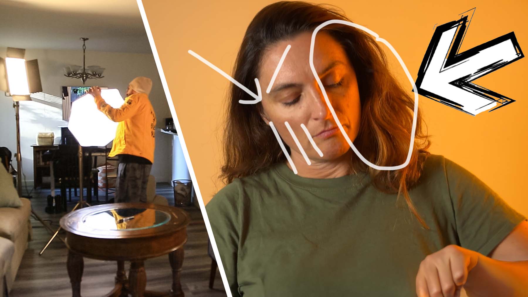 Structured cinematic lighting