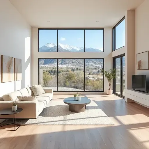 Freshly painted modern interior in Colorado home with neutral walls, natural light, and stylish minimalist decor.