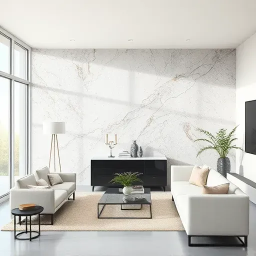 Faux wall finish in a modern Colorado living room with textured detailing, subtle color variations, and sophisticated decor