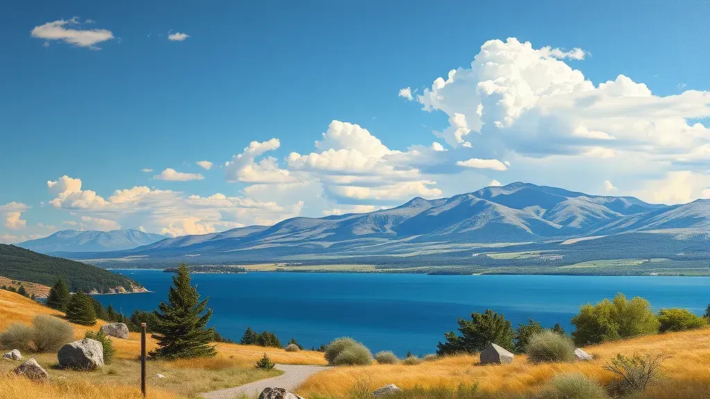 Painting in Lakewood, CO showcasing vibrant colors and scenic landscapes.