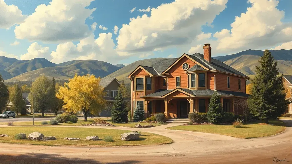 Painting in Lafayette, CO showcasing vibrant colors and intricate details of a serene landscape.