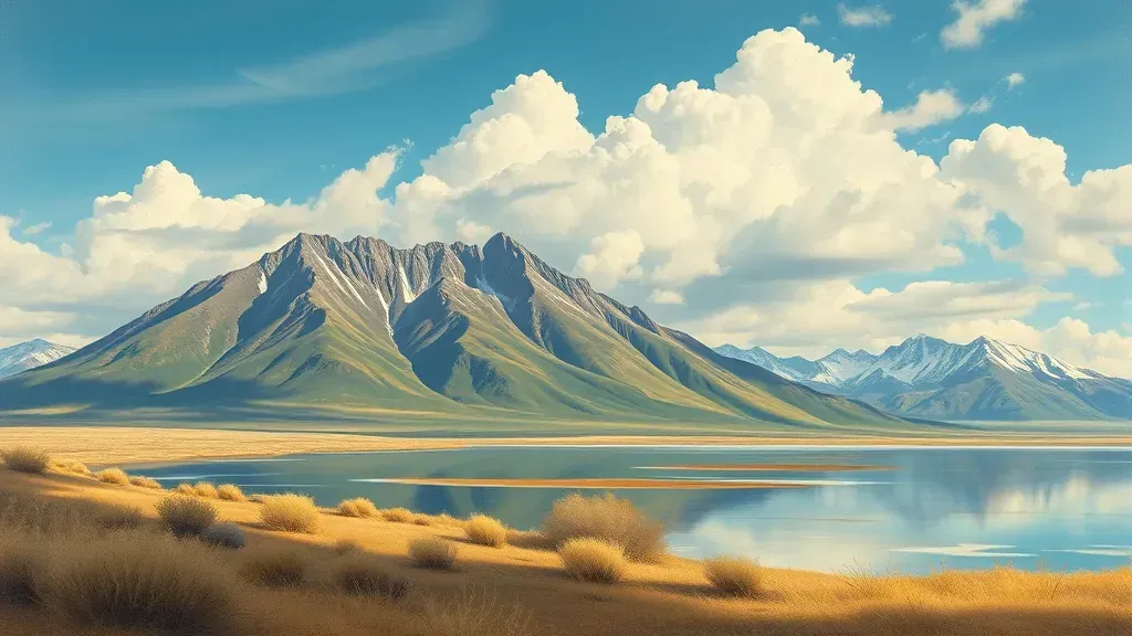 Painting in Edgewater, CO with vibrant colors depicting a scenic landscape.