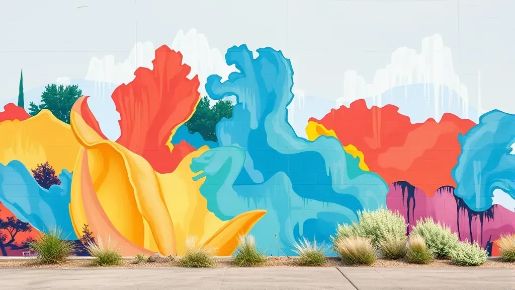 Wall Painting projects in Centennial, CO showcasing vibrant colors and artistic designs on interior walls