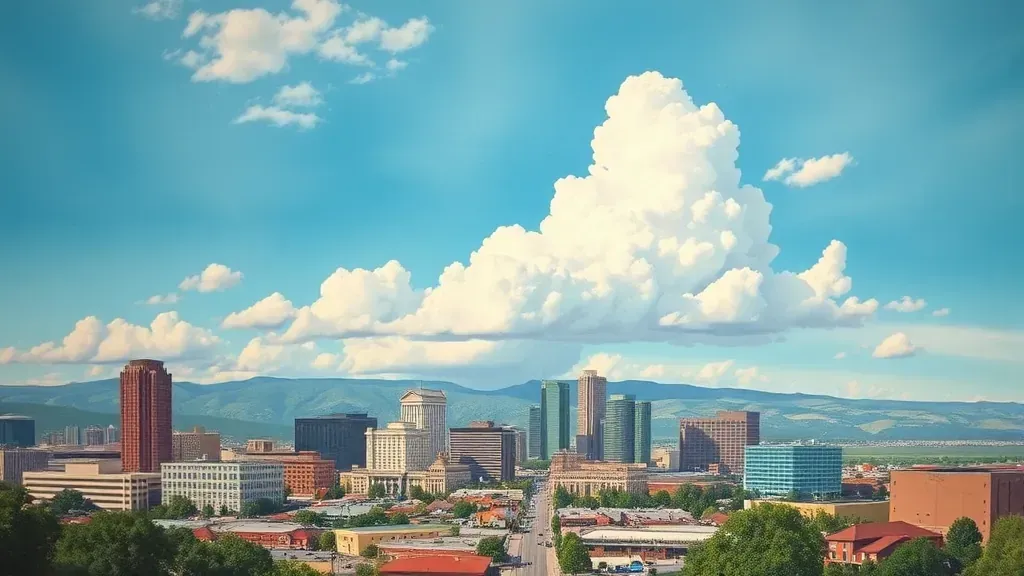 Painting in Denver, CO showcasing vibrant colors and abstract designs.