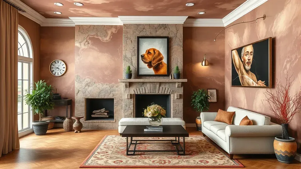 Faux Painting projects showcasing vibrant designs in Centennial, CO.