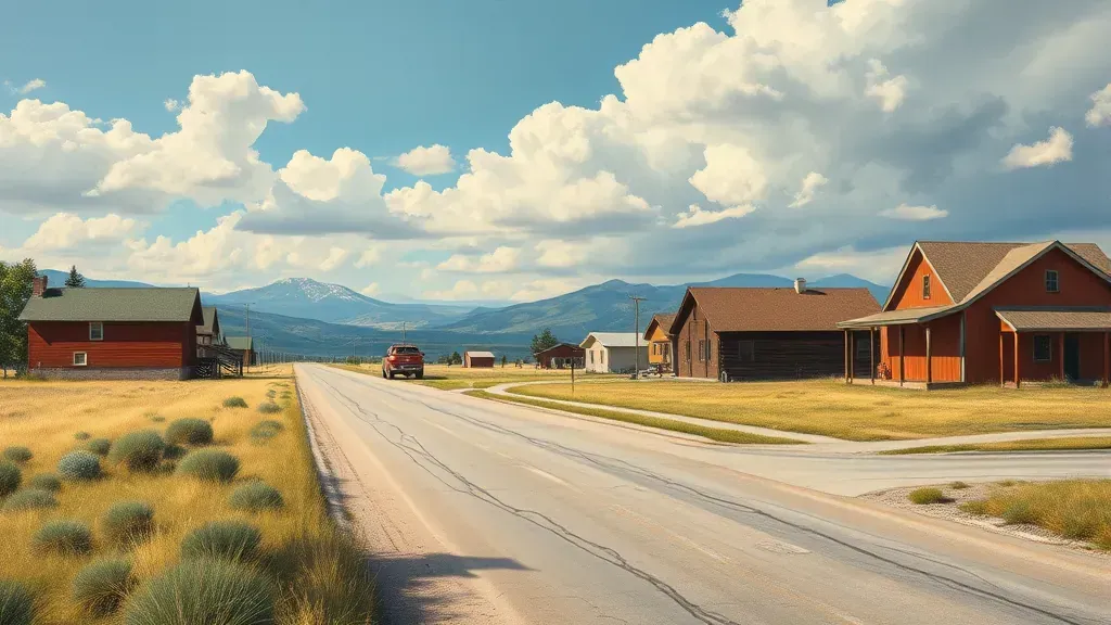 Painting in Erie, CO featuring vibrant colors and a serene landscape.