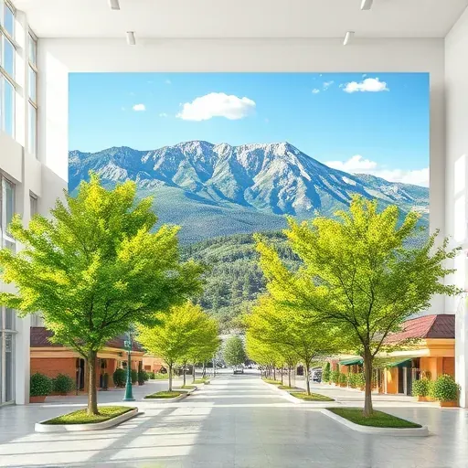 Completed painting in Centennial, Colorado featuring vibrant colors and intricate details with no people present.