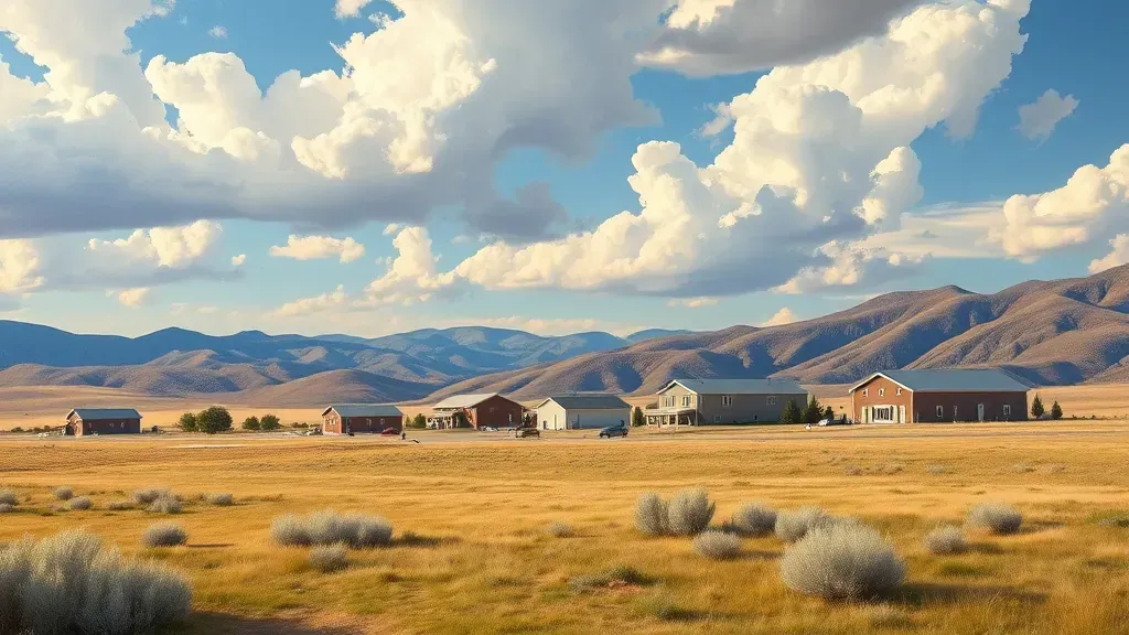 Painting in Brighton, CO showcasing vibrant colors and a lively outdoor scene.