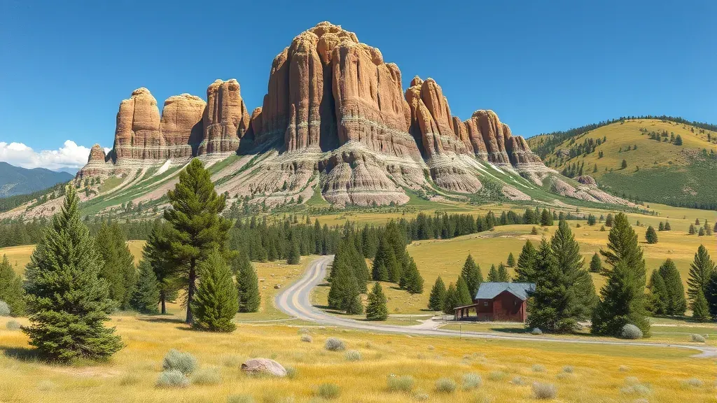 Painting in The Pinery, CO showcasing vibrant colors and scenic landscape.