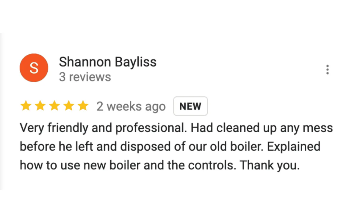 Wellhouse Gas - New Boiler - Review