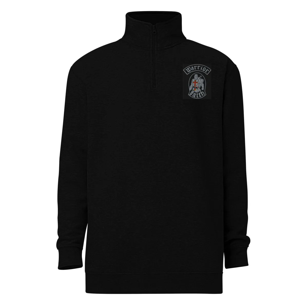 Warrior of Faith Mens Fleece Pullover