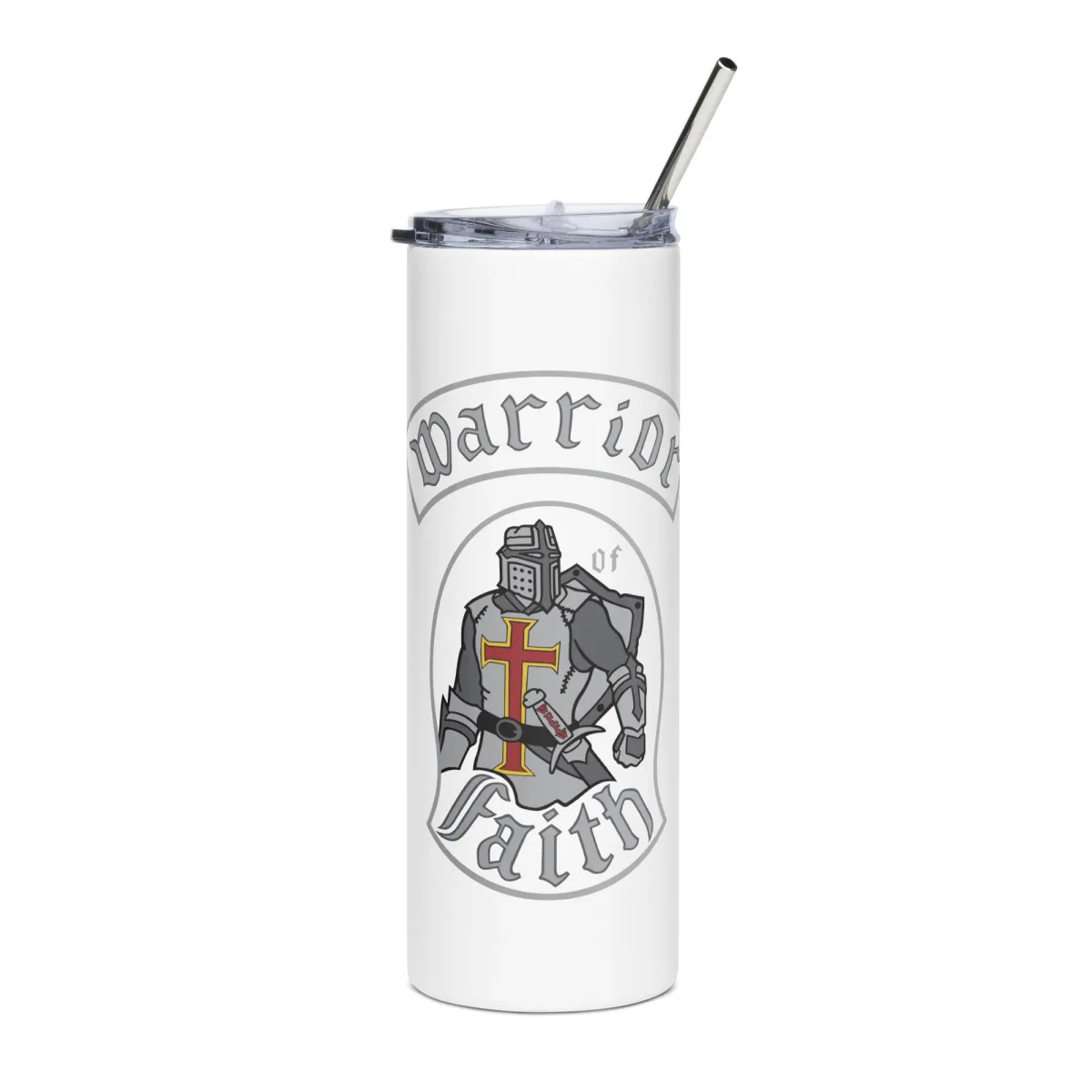 Warrior of Faith Stainless Steel Tumbler