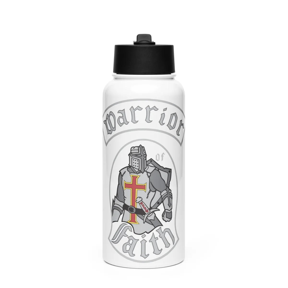 Warrior of Faith Wide Mouth Stainless Steel Bottle