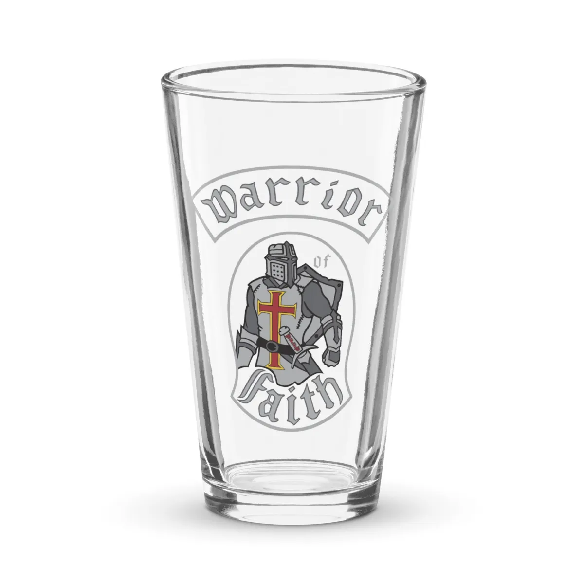 Warrior of Faith Pint Glass