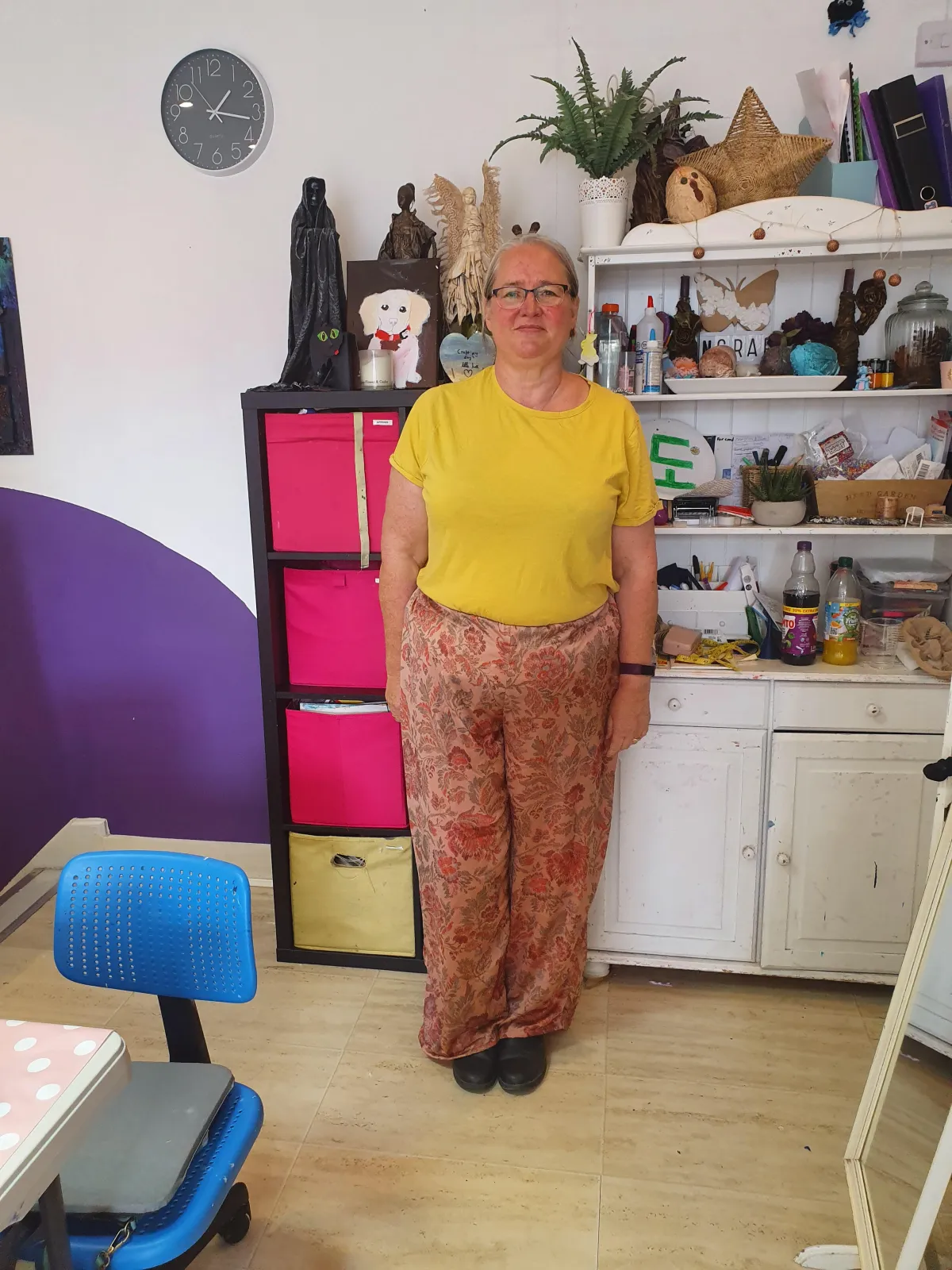 mixed media mirror, mixed media proects, private craft party, private craft workshop, craft parties, craft workshops, thames ditton, craft my day