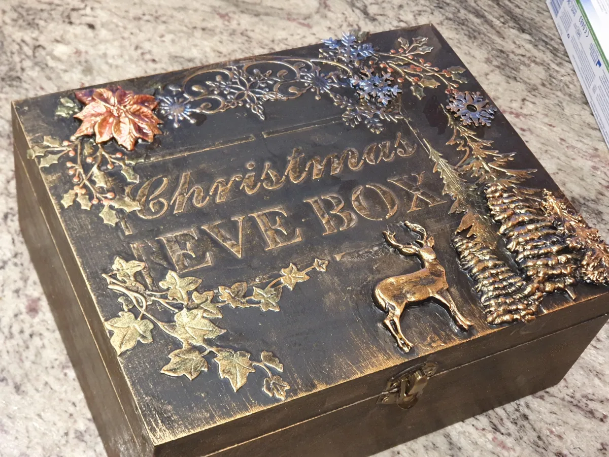 Christmas Workshop, Christmas Craft, Cristmas Even Box, Powertex Projects