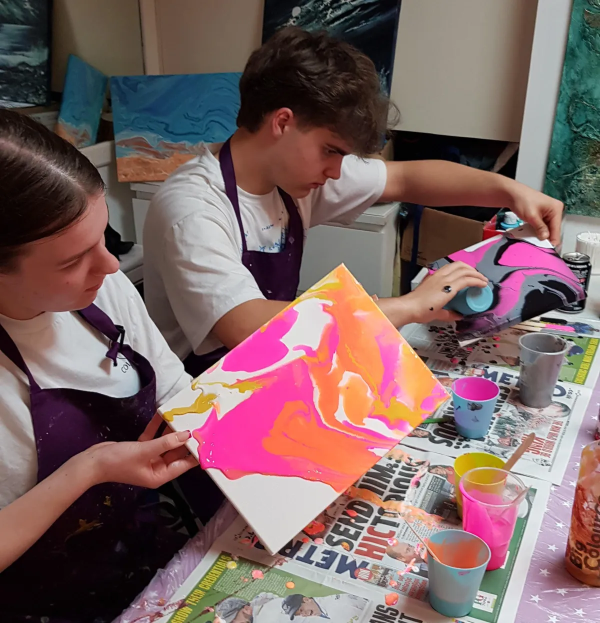 teens class,  holiday clubs, holiday craft clubs, after-school clubs, after-school activities,private craft party, private craft workshop, craft parties, craft workshops, thames ditton, craft my day, craft for teens, teenager workshops, teens that craft, teens acylic pouring