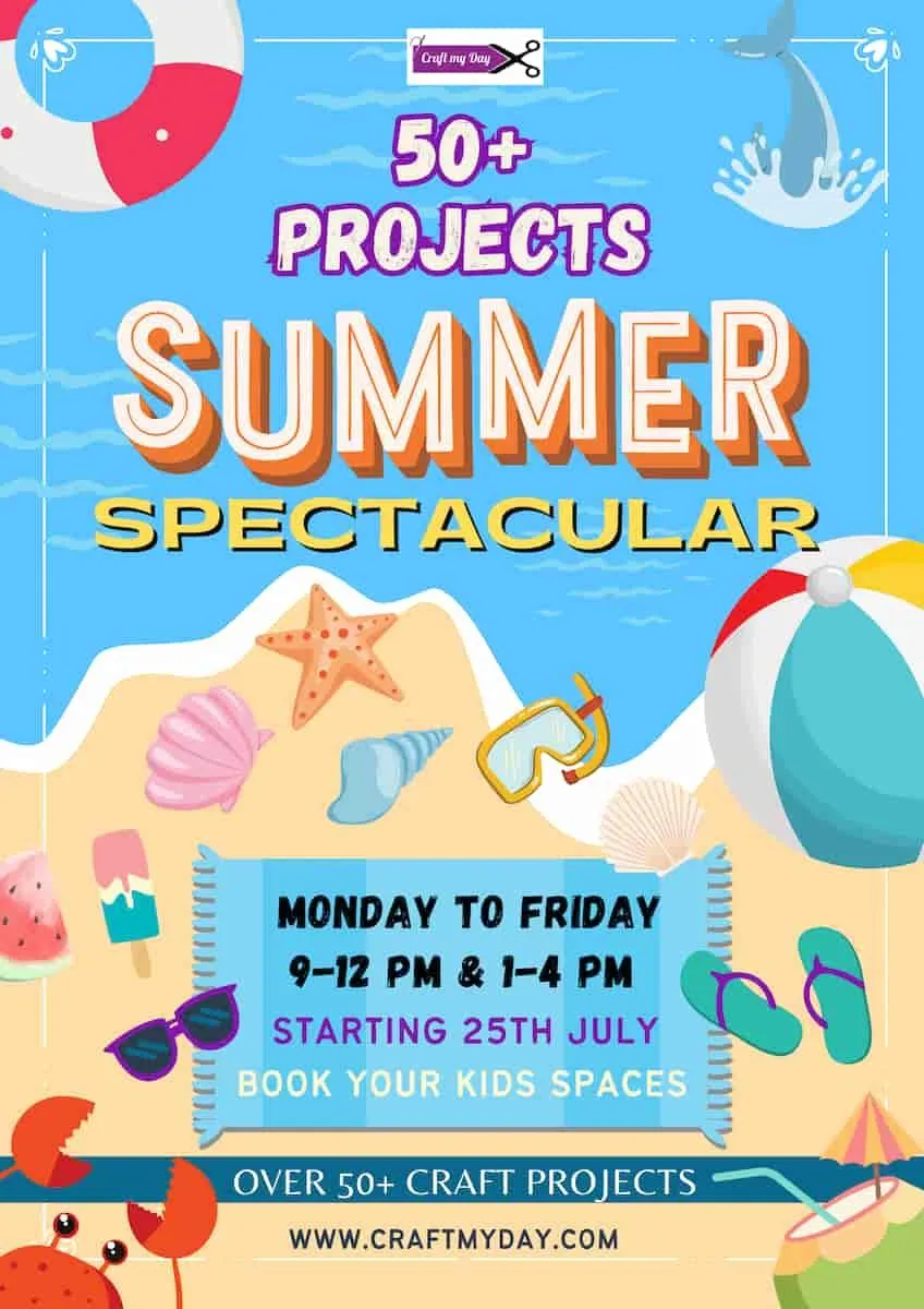 Summer Spectacular Craft Poster