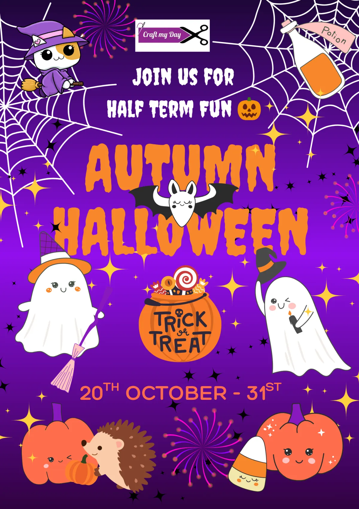 Craft My Day | Autumn and Halloween Craft Workshops | Worcester Park | Thames Dittonl