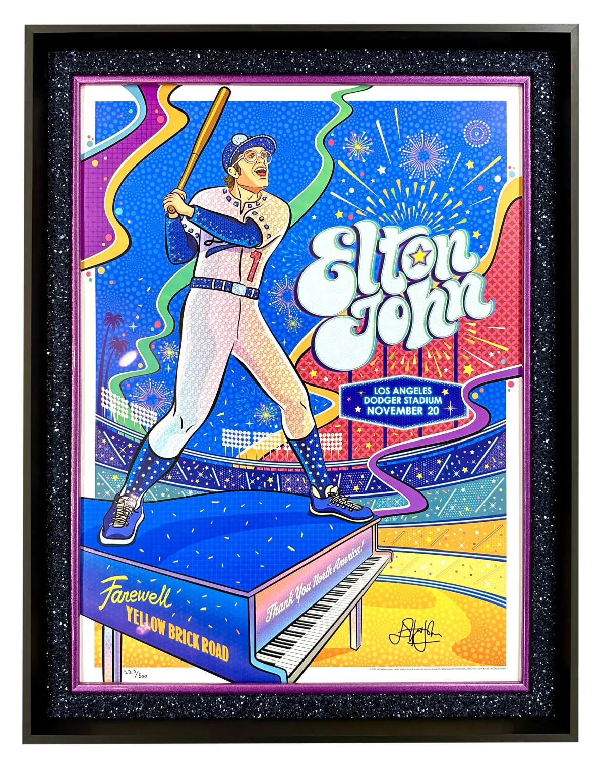 custom concert poster framing in denver