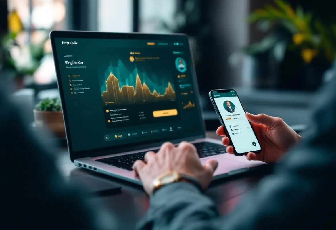 Ring Leader AI voice assistant helping real estate agents capture, qualify, and schedule leads automatically.