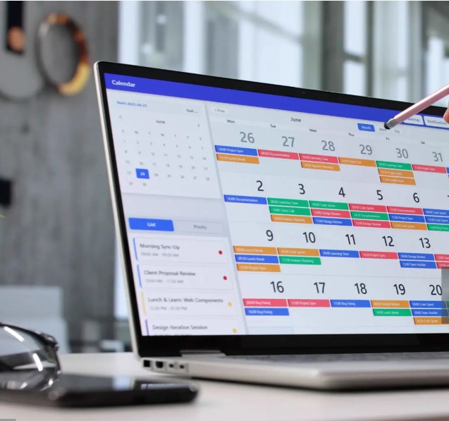 AI system qualifying real estate leads and booking appointments on tablet dashboard