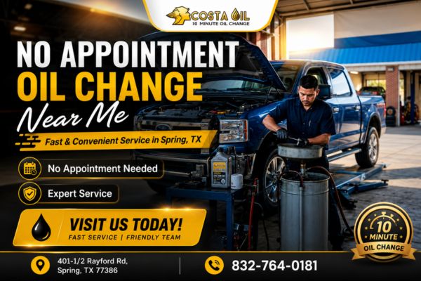 No Appointment Oil Change Near Me