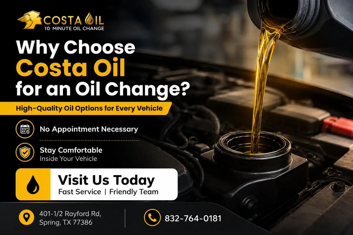 Why Choose Costa Oil for an Oil Change?