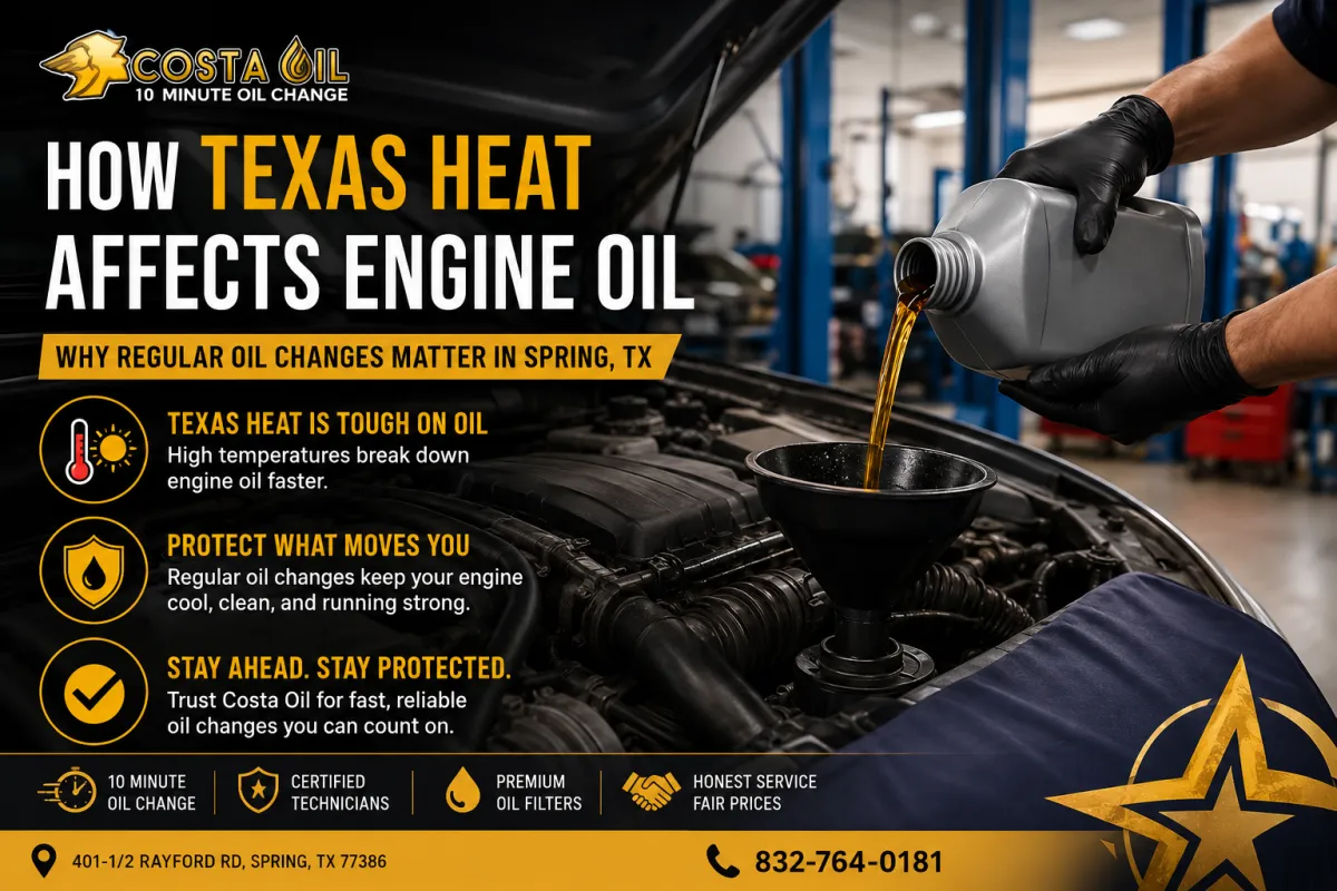 How Texas Heat Affects Engine Oil