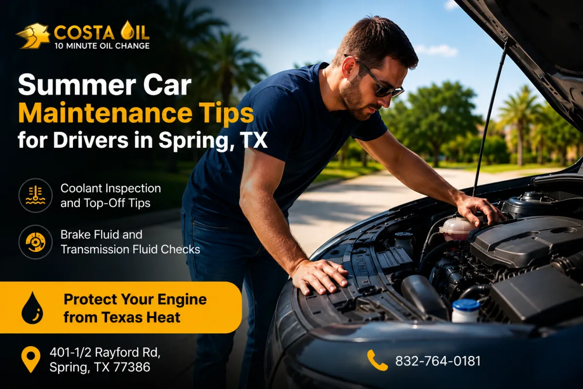 Summer Car Maintenance Tips for Drivers in Spring, TX
