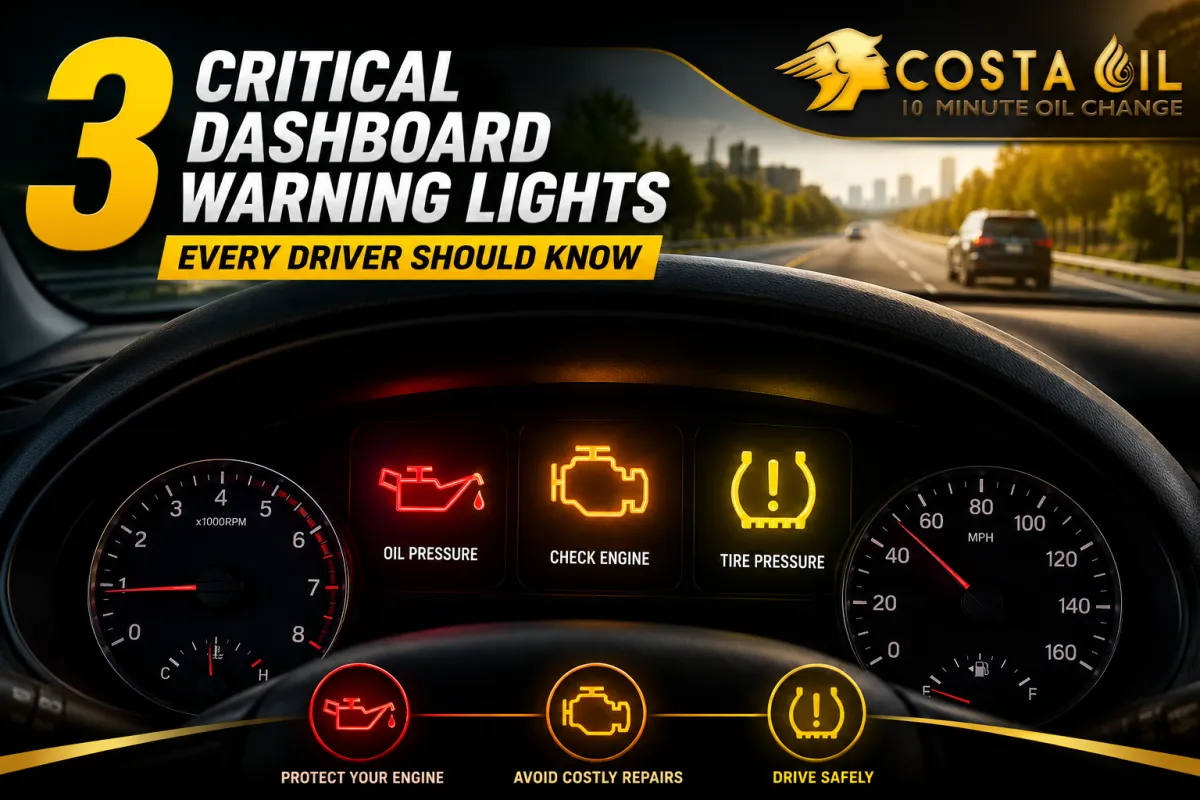3 Critical Dashboard Warning Lights Every Spring, TX Driver Should Know
