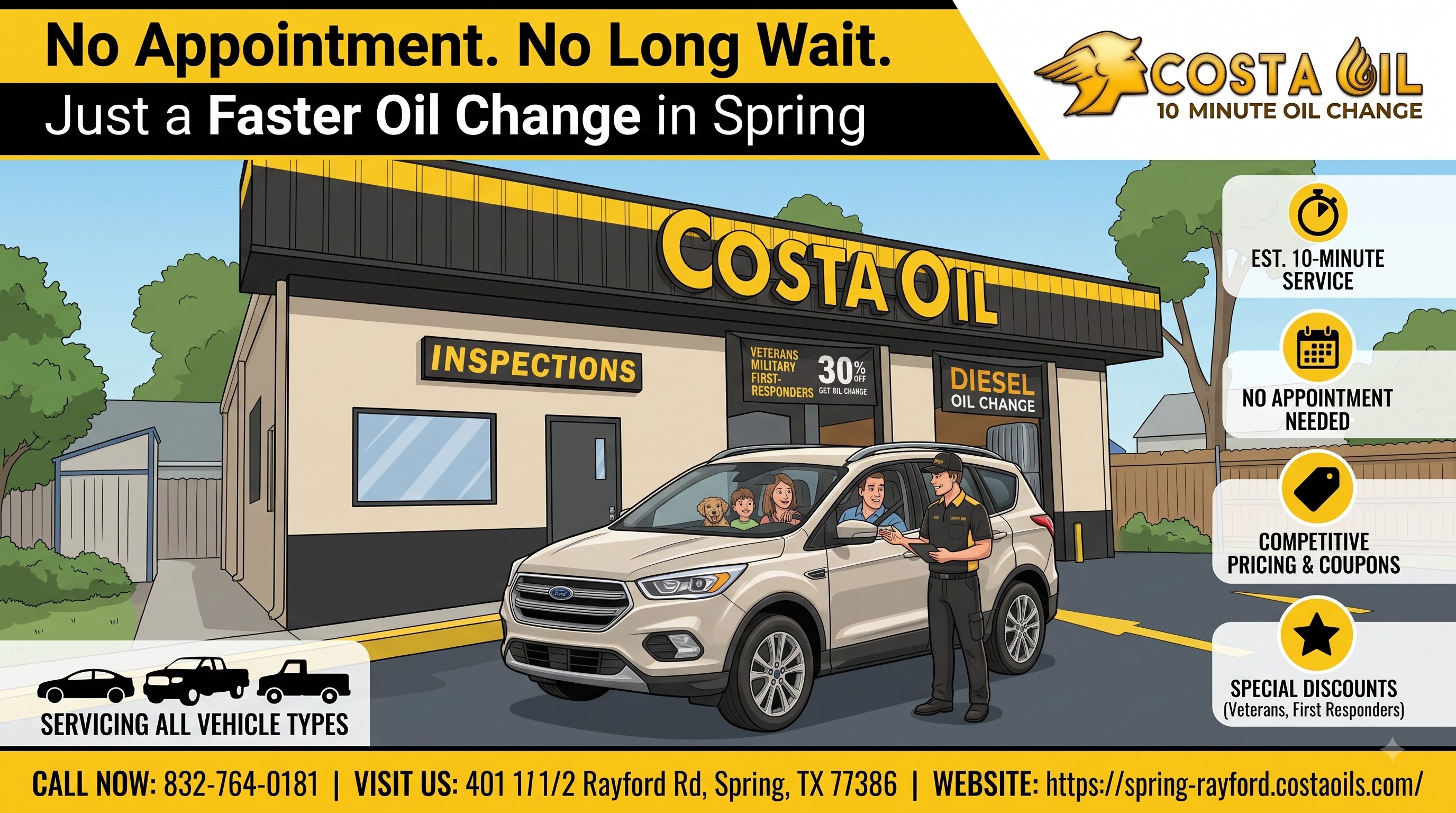 Faster Oil Change in Spring