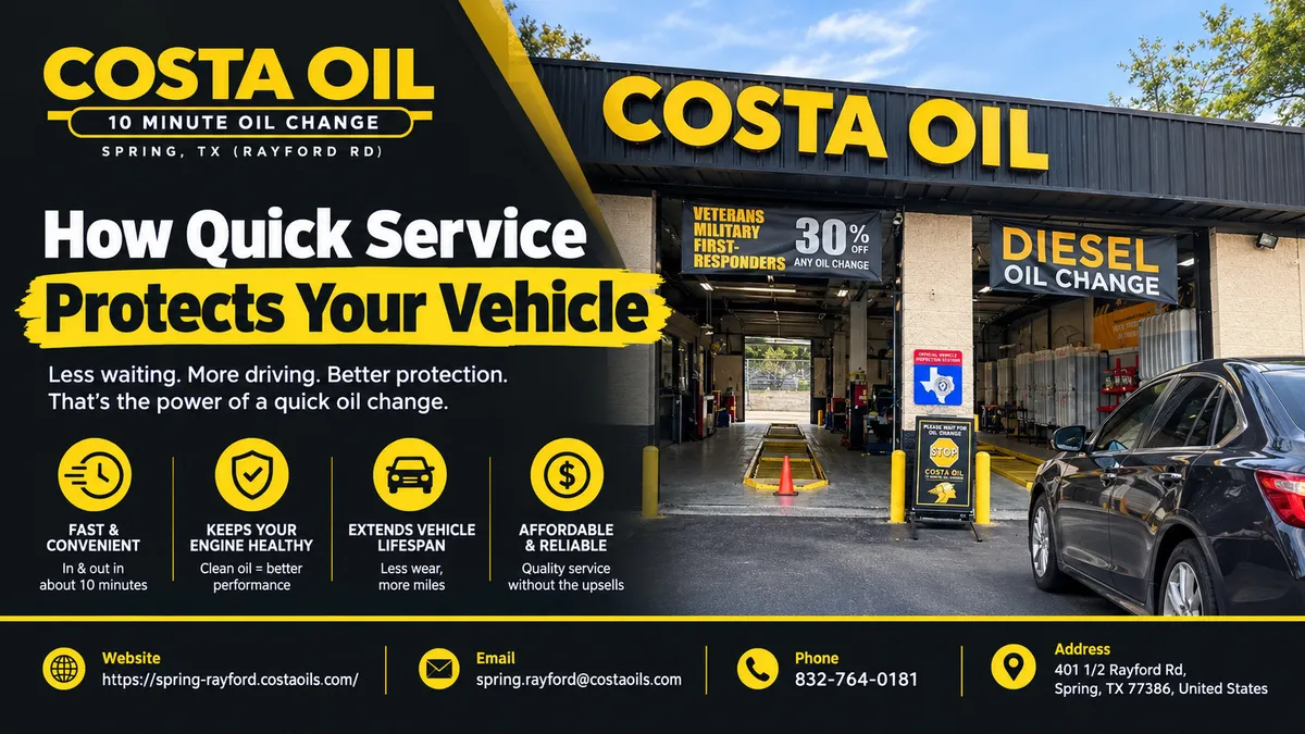 How Quick Service Protects Your Vehicle