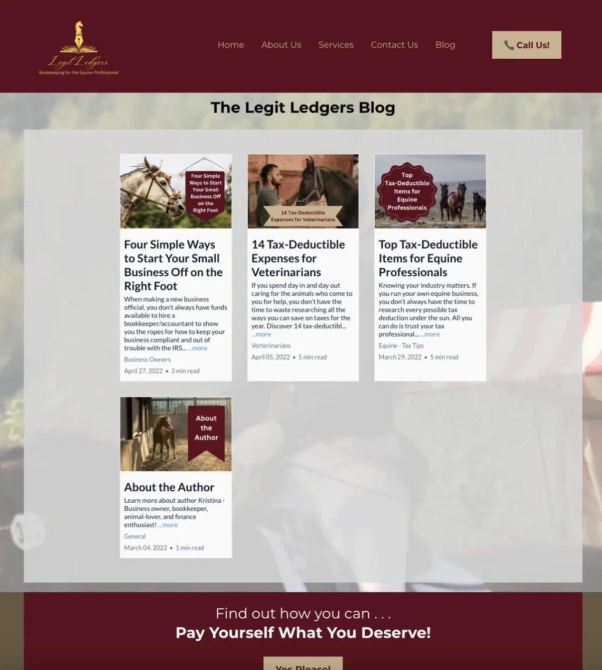 SavvySites by keepful services blog example
