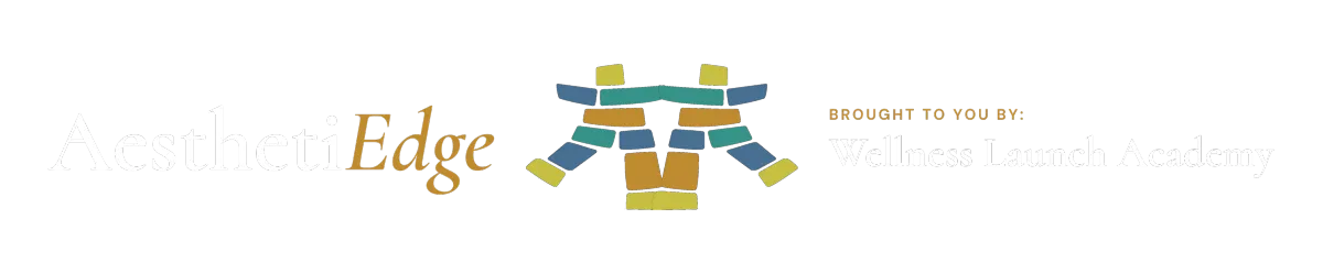 AesthetiEdge Colorful Inukshuk Logo