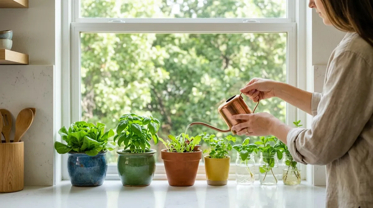 A Tiny (Indoor) Garden For Small Spaces