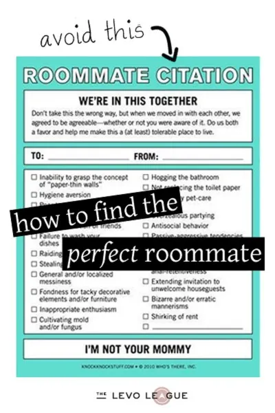 Learn how to find the perfect roommate