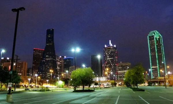 Downtown Dallas is known for its scenic skyline.