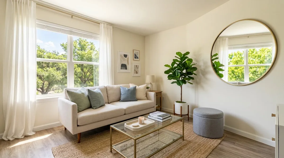 7 Decorator Tricks For Small Living Rooms