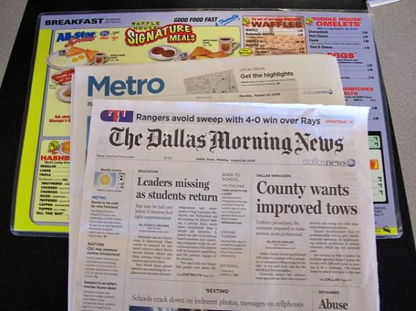 Search the real estate listings in the Dallas Morning News.