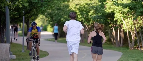 Enjoy walking along Katy Trail