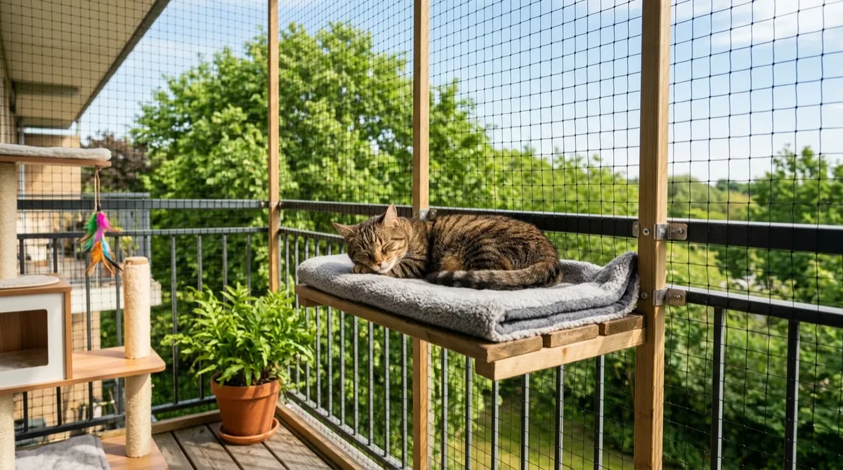 Moving With Your Cat-The Best Balcony Cat Enclosures